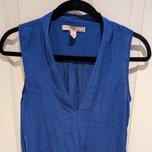 Blue Sleeveless blouse